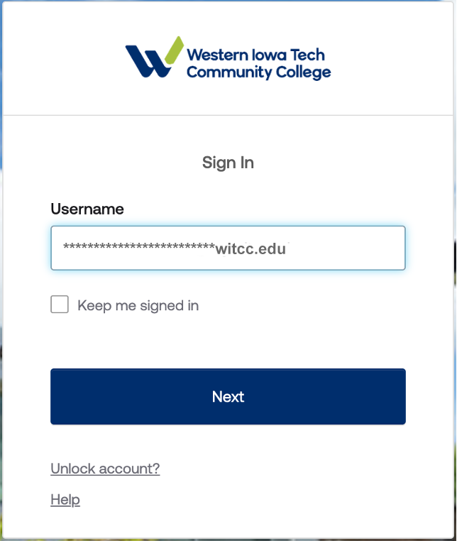OKTA Verify Step 1