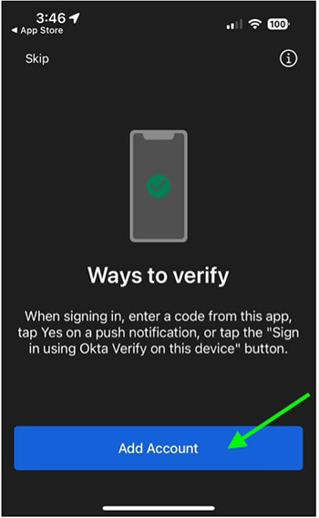 OKTA Verify Step 5c